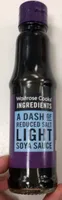 Reduced salt light soya sauce