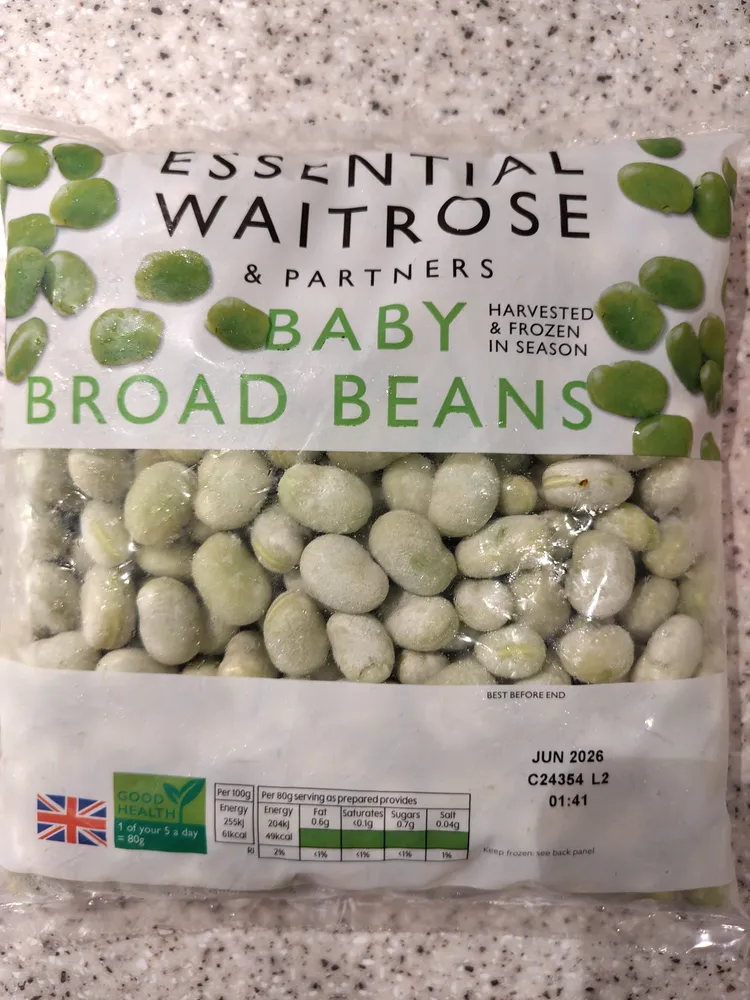 Baby broad beans