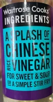 a splash of Chinese rice vinegar