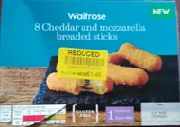 Cheddar and Mozarella breaded sticks