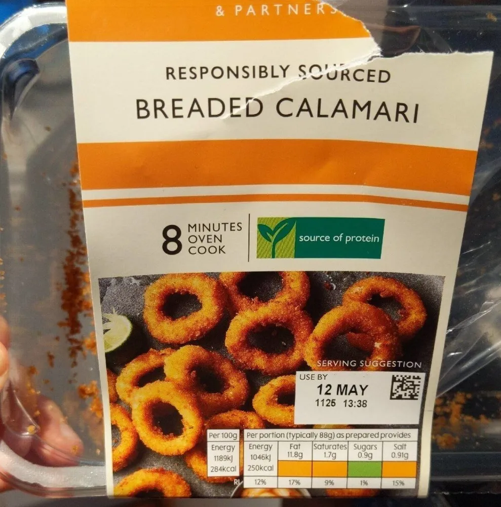 Breaded Calamari