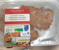 Breaded chunky haddock