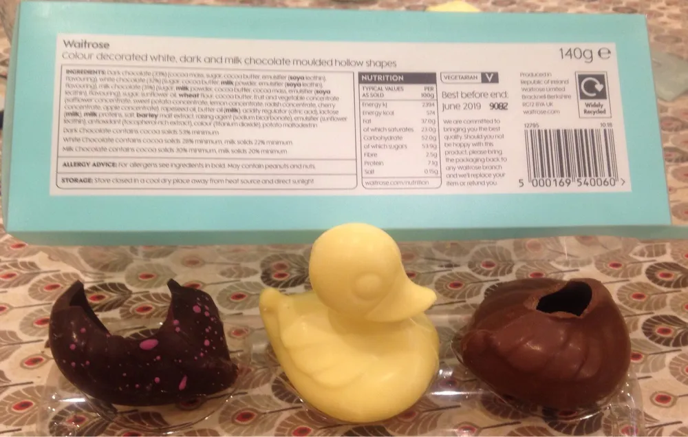 Canards trois chocolats