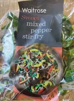 Sweet mixed pepper stir fry