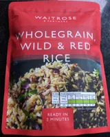 Wholegrain, wild & red rice