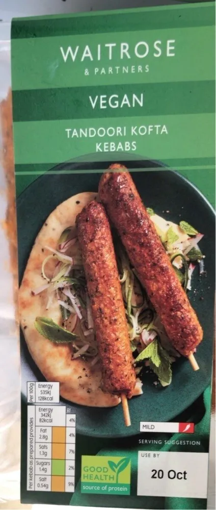 Vegan tandoori kofta kebab