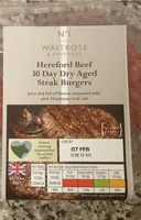 Beef Steak Burger Patty