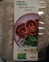 Vegan Spanish style whirls