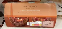 2 sticky toffee puddings