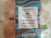 4 White and Rye Rolls