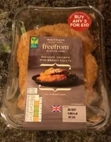 Breaded chicken mini fillets