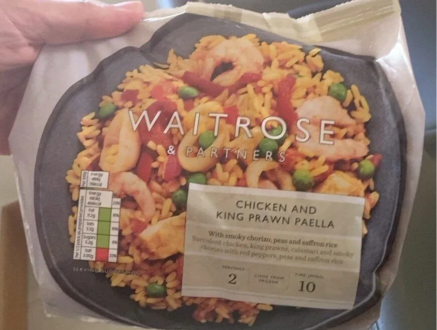 Chicken and King Prawn Paella