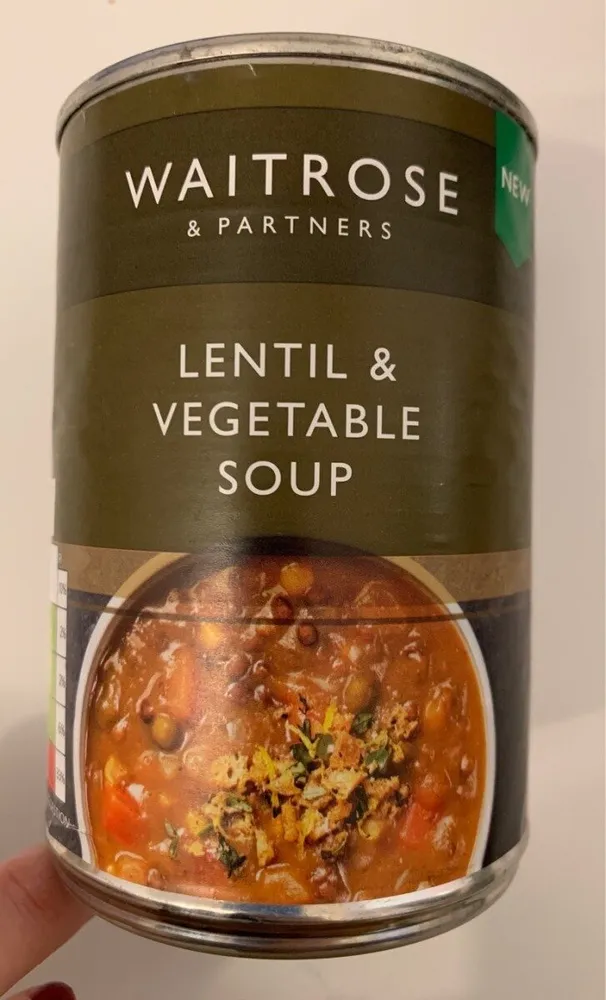 Lentil & vegetable soup