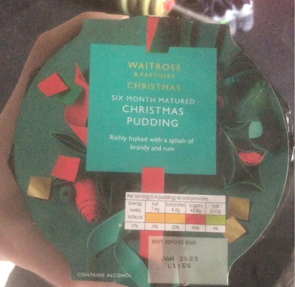 christmas pudding