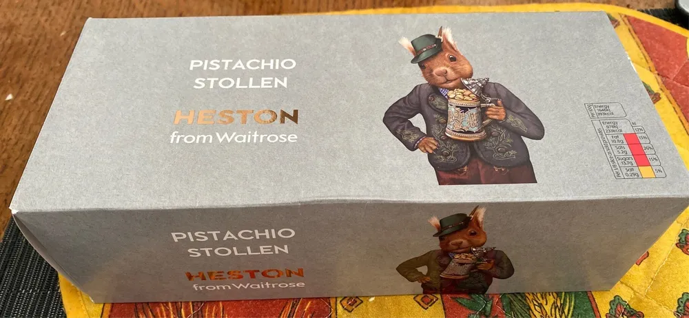 Pistachio stollen Heston