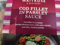 Cid fillet in parsley sauce