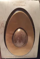 Golden glitter chocolate avocado