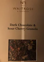 Dark chocolate & Sour Cherry Granola