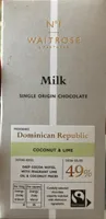 Milk Coconut and Lime Chocolate