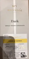 Dark 75% madagascar ginger & turmeric