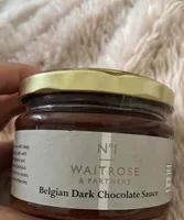 Belgian dark chocolate sauce