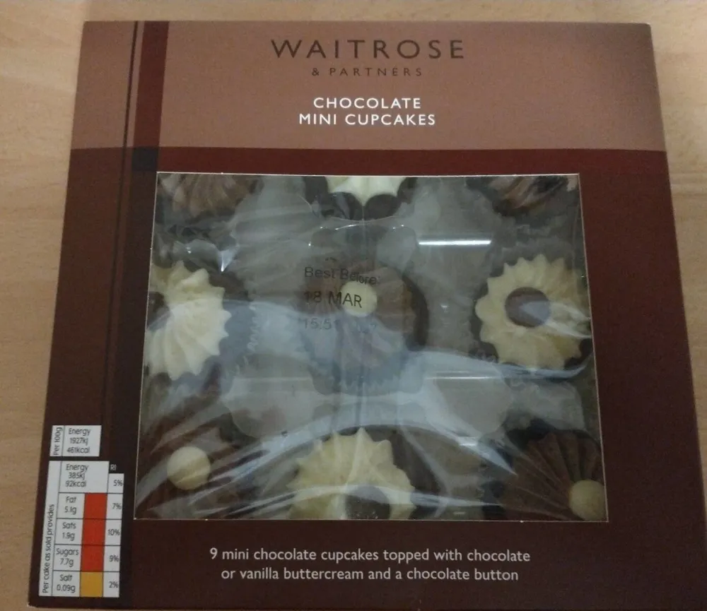 Chocolate mini cupcakes