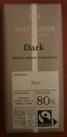 Dark chocolate single origin Peru 80%