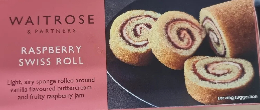 Waitrose Raspberry Swiss Roll