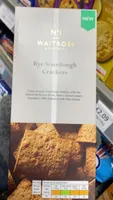 Rye Sourdough Crackers