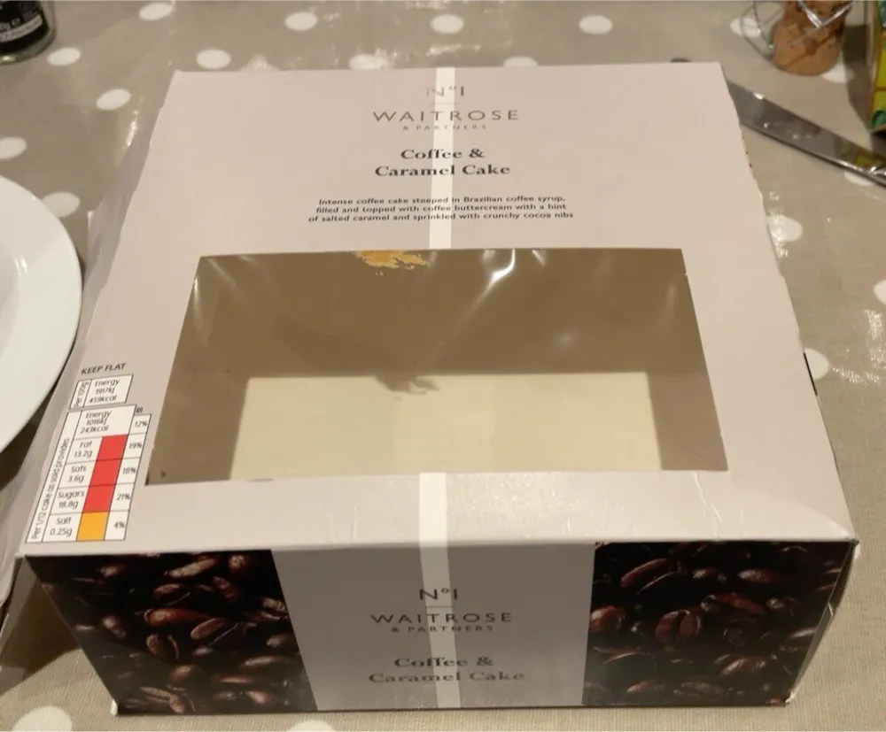 Coffee & caramel Cake