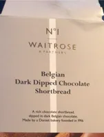 Belgian derk dipped chocolate shortbread