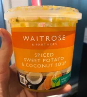 Spiced sweet potato & coconut soup