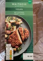 Vegan no chicken crispy slices