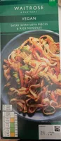 Satay with soya piesces & rice noodles