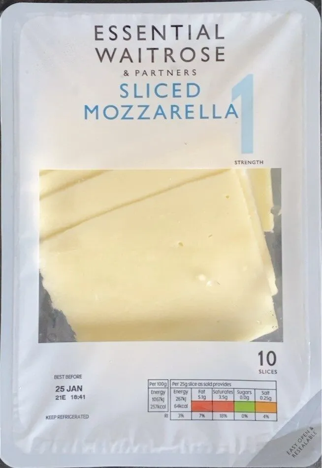 Sliced Mozzarella