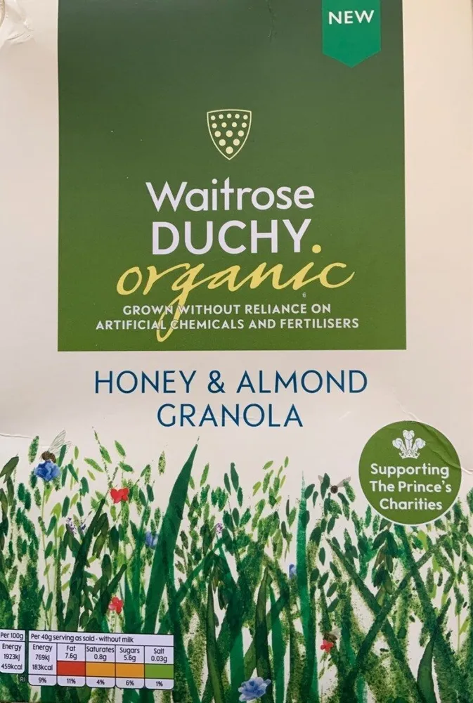 Waitrose Duchy Organic Honey and Almond Granola
