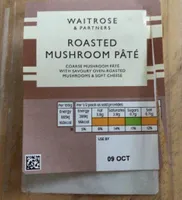 Roasted mushroom pate