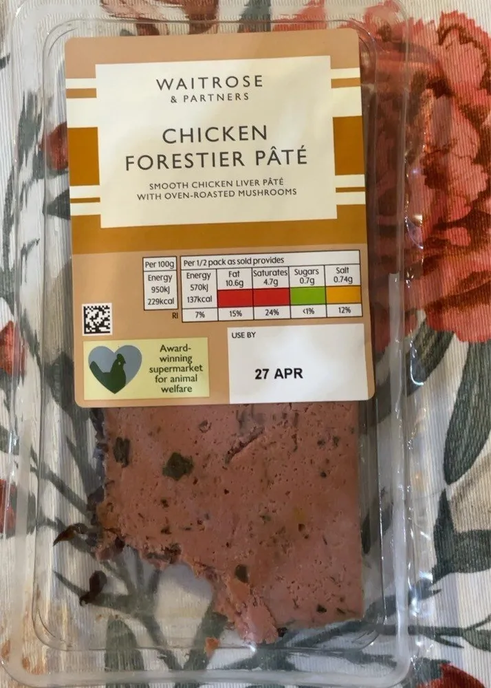 Chicken forestier pate