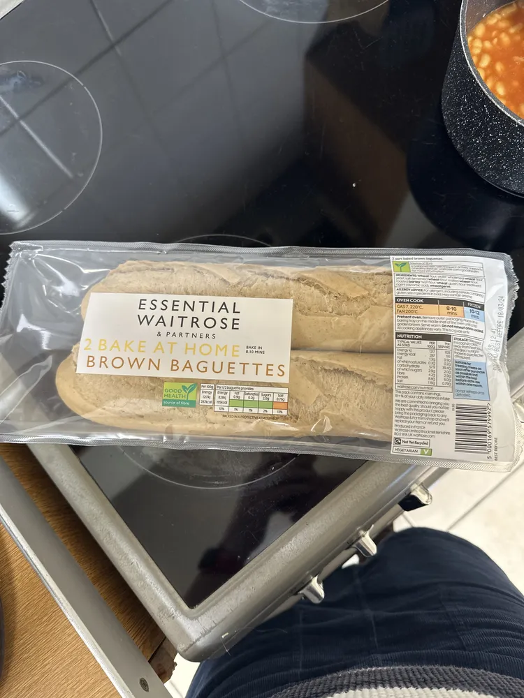 2 Bake at Home Brown Baguettes