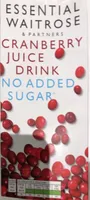 Cranberry juice drink