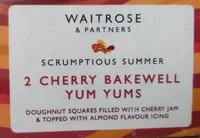 2 Cherry Bakewell Yum Yums