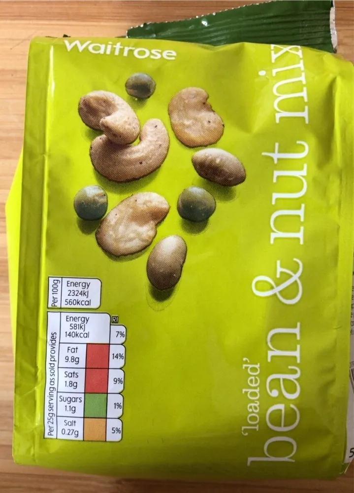 Loaded bean & nut mix