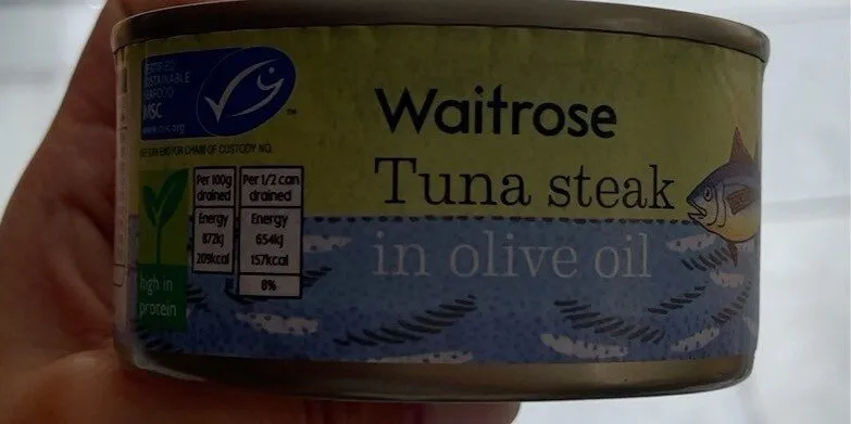 Tuna Steak in olive oil