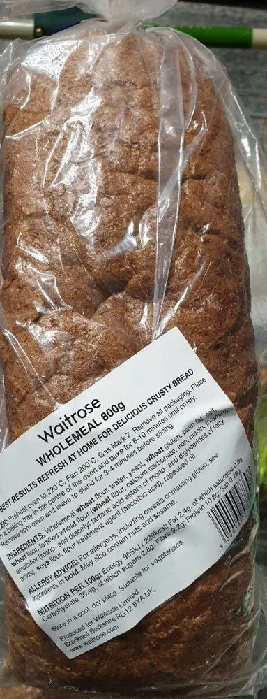 Wholemeal 800g