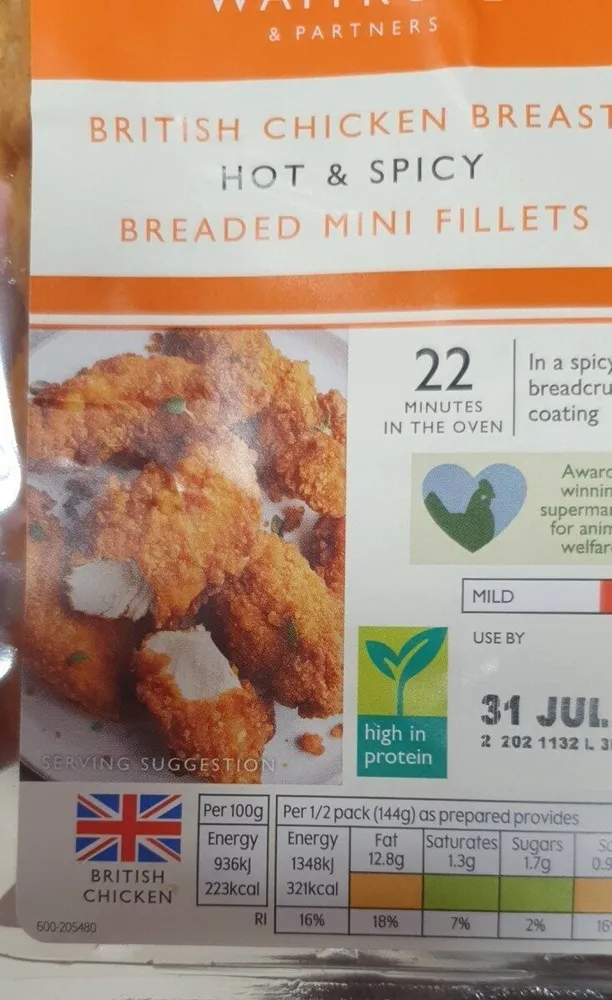 Chicken mini filets