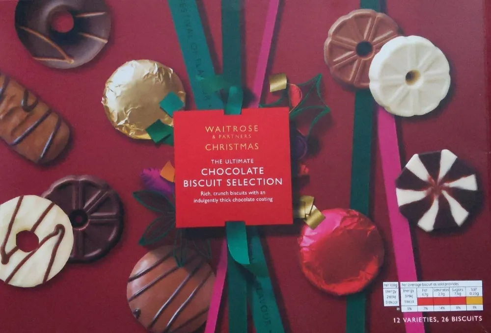 Chocolate biscuit selection