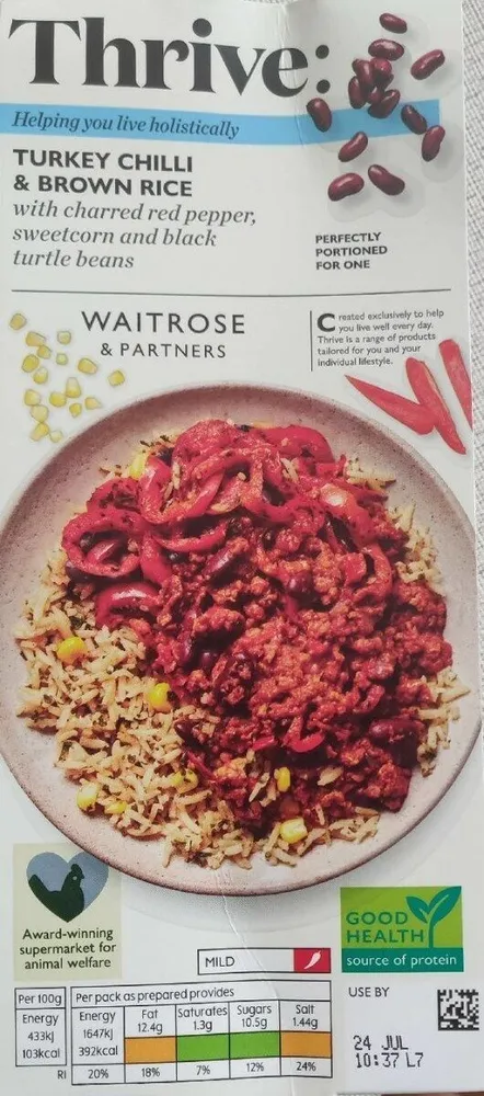 Turkey chilli & brown rice