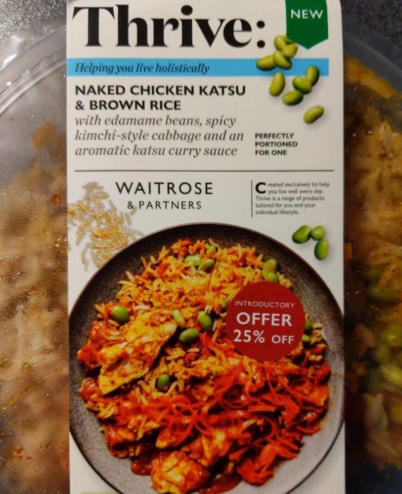 Naked chicken katsu & brown rice