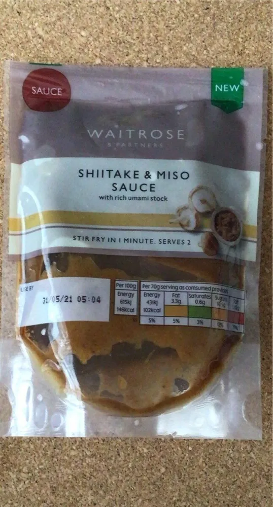 Shiitake & miso sauce
