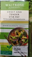 Sweet and tender stir fry